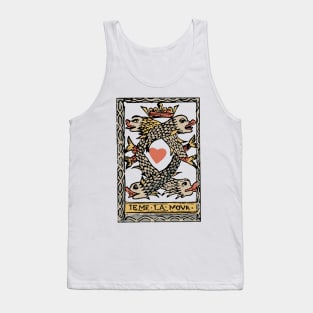 Vintage Tarot Card Vive Le Roy Tank Top